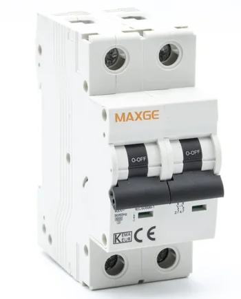 Interruptor automatico industrial 2P-6kA Blanco 25 A