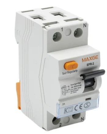 Interruptor diferencial industrial 2P-300mA-Clase A-superinmunizado-10kA Blanco 25 A
