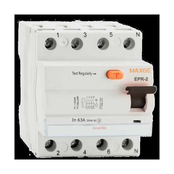 Interruptor Diferencial Industrial 4P-30 mA-Clase AC-10 kA Blanco 25 A