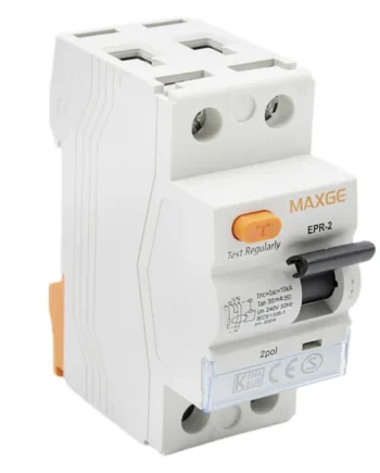 Interruptor diferencial residencial 2P 30mA-Clase AC-6kA Blanco 25 A