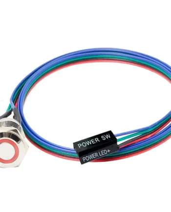 Interruptor Encendido Ordenador LED Rojo