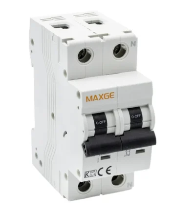 Interruptor magnetotermico residencial 1P + Neutro Curva C Blanco 32 A