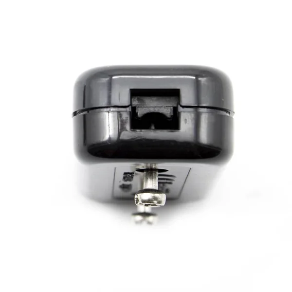 Interruptor pasante aereo unipolar lampara 2A 250V Negro
