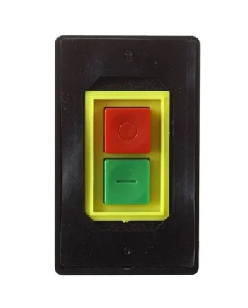 Interruptor QCS1 empotrado con boton de on/off Negro