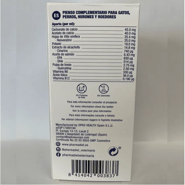 IRC VET gel insuficiencia renal crónica en perros y gatos 50 ml