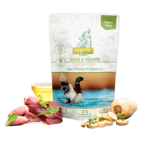 Isegrim - Pato con Corazones (Adult Field) 410g