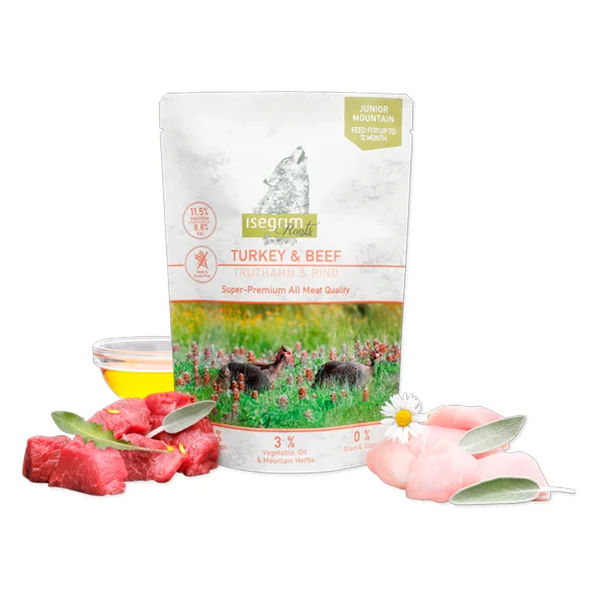 Isegrim - Pavo y Ternera (Junior Mountain) 410g