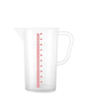 Jarra De Plástico Medidora 125 Ml Transparente
