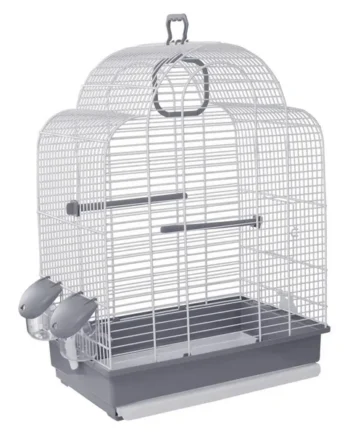 Jaula Pájaro 648 Blanca (39X25,5X54 cm)