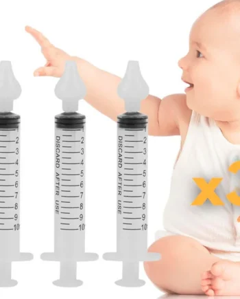 Jeringa Lavado Nasal para Bebés y Adultos | Pack 3 Unidades