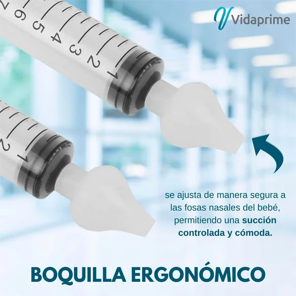 Jeringa Lavado Nasal para Bebés y Adultos | Pack 3 Unidades