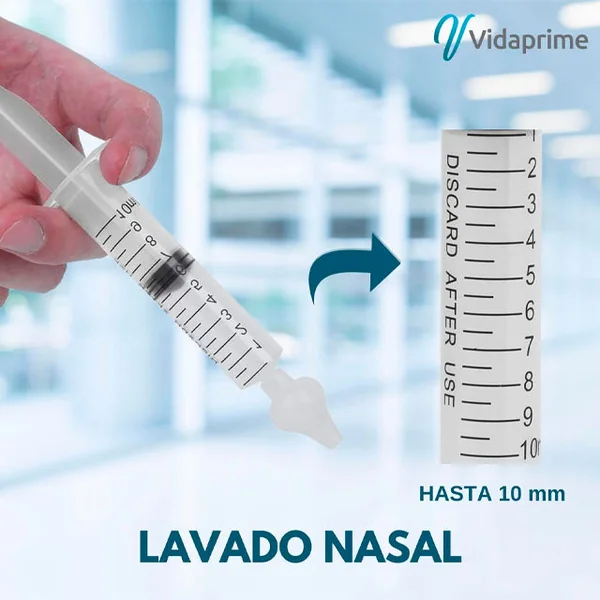 Jeringa Lavado Nasal para Bebés y Adultos | Pack 3 Unidades