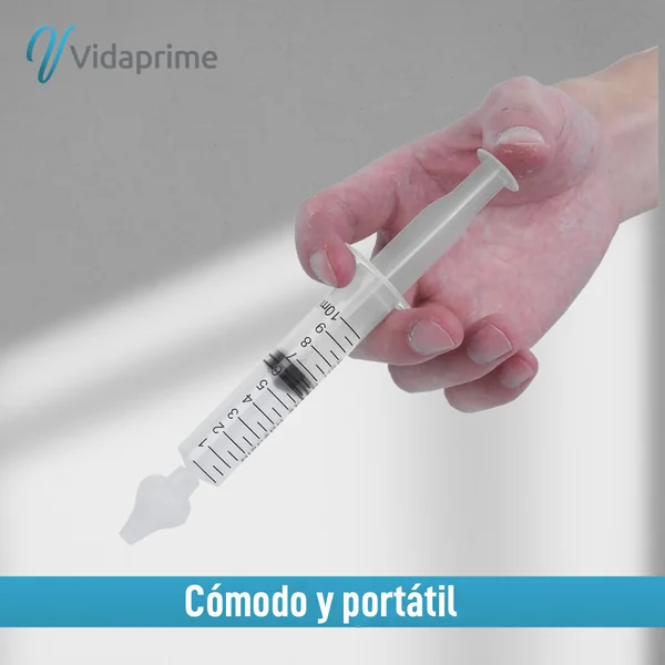 Jeringa Lavado Nasal para Bebés y Adultos | Pack 3 Unidades