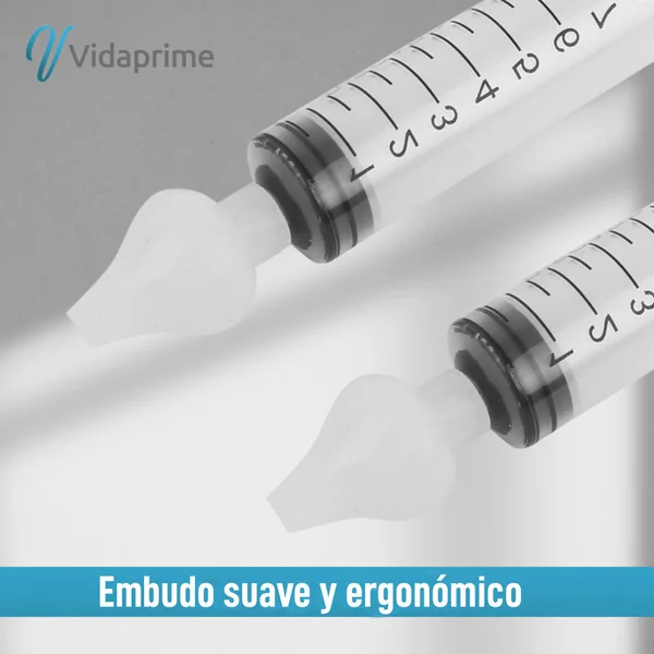 Jeringa Lavado Nasal para Bebés y Adultos | Pack 3 Unidades