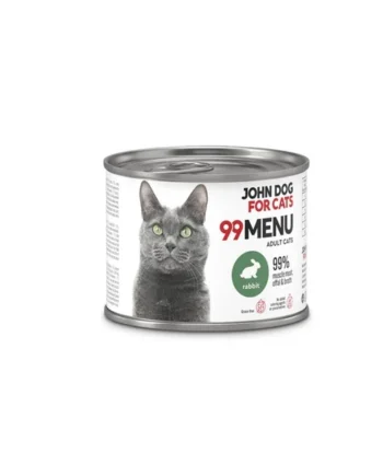 John Dog Gato- Lata 99 Menu de conejo