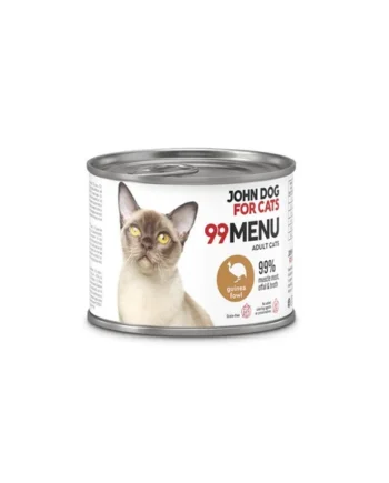John Dog Gato- Lata 99 Menu de gallina de Guinea