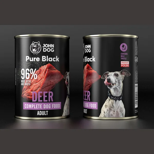 John Dog - Lata Pure Black Ciervo