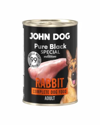 John Dog - Lata Pure Black Conejo