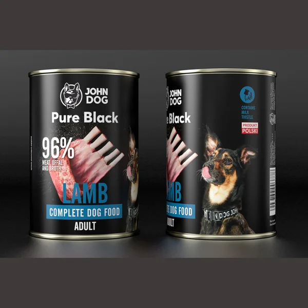 John Dog - Lata Pure Black Cordero