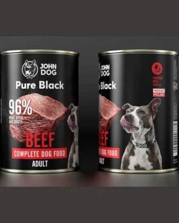 John Dog - Lata Pure Black ternera