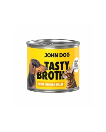 John Dog - Sopa con filetes de pollo para perro y gato