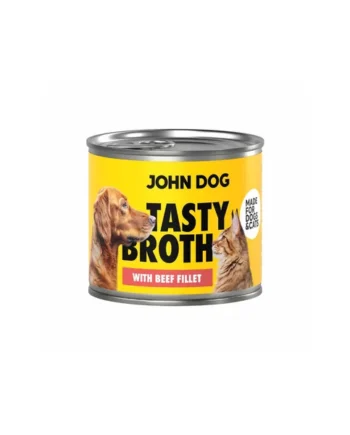 John Dog - Sopa con filetes de ternera para perro y gato