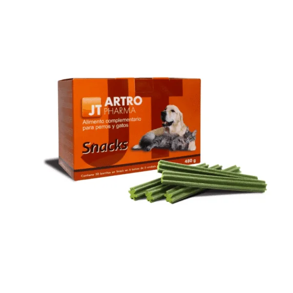 JT Artro Pharma SNACKS cuidado articular perros gatos 30x16 g