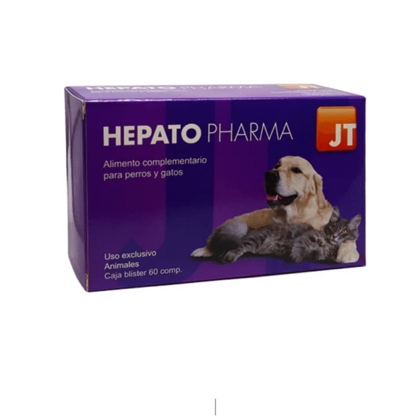 JT HEPATO PHARMA protector hepático perros gatos 60 comprimidos