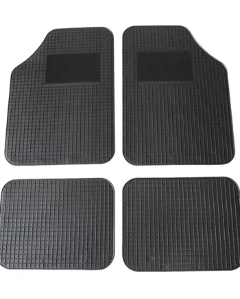 Juego Alfombrillas De Goma Universales Para Coche V3 Negro