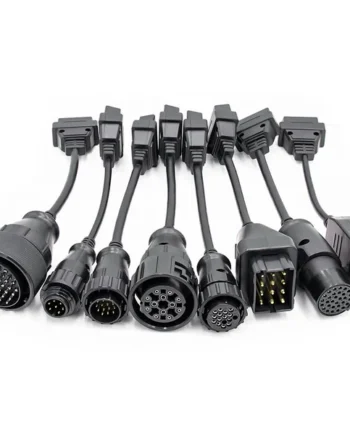 Juego de cables conectores de diagnostico OBD Camión Negro