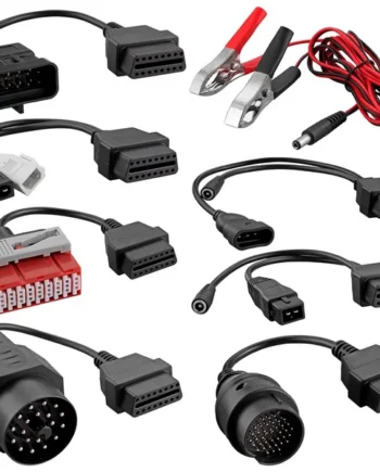Juego de cables conectores de diagnostico OBD Coche Negro
