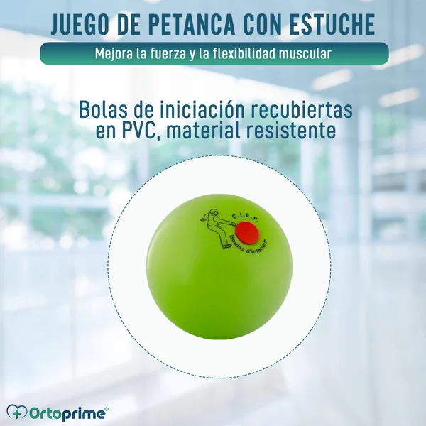 Juego de Petanca con Estuche Protector y Guía Didáctica