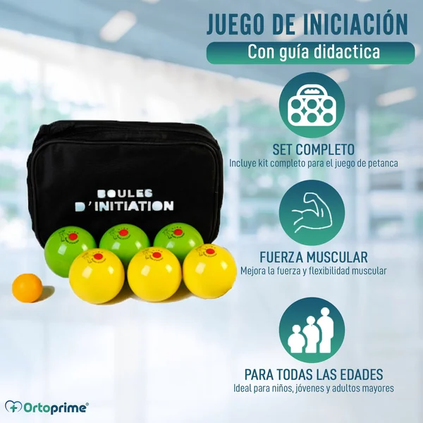 Juego de Petanca con Estuche Protector y Guía Didáctica
