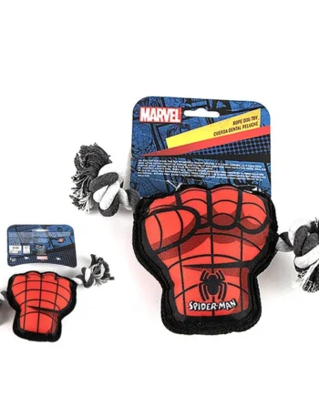 Juguete Cuerda Guantes Marvel 14x31cm.