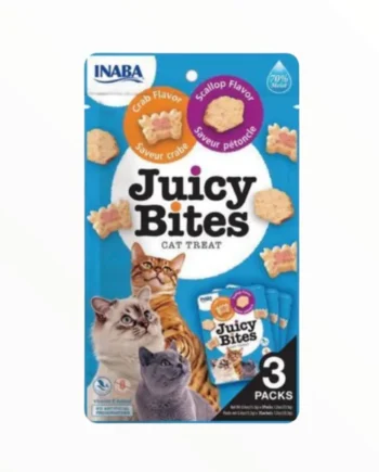 Juicy Bites Cangrejo y Vieira para Gatos