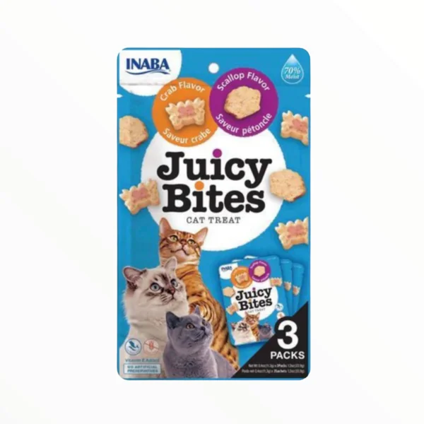 Juicy Bites Cangrejo y Vieira para Gatos