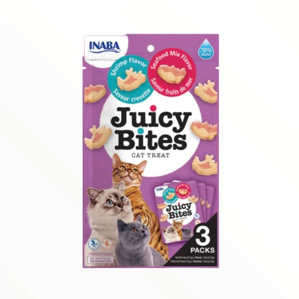 Juicy Bites Gamba y Marisco para Gatos