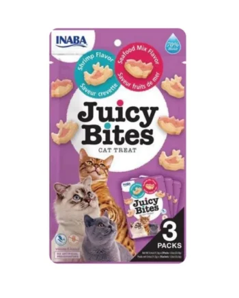 Juicy Bites Gambas y marisco - Bocaditos para gato