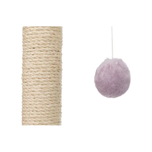 Junior Tabla Rascadora Huella natural/lila