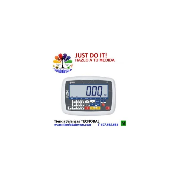 K2N VISOR Indicador de peso CE-M en abs de Gram
