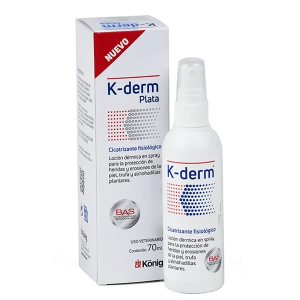 K-Derm plata spray 70 ml mascotas