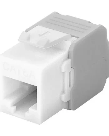 Keystone RJ45 hembra a TIA 568A/B Cat 6 UTP Blanco
