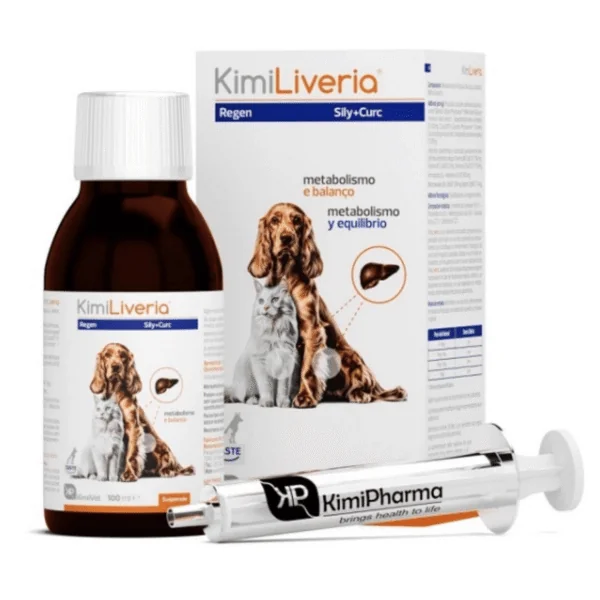 KimiLiveira insuficiencia hepática perros gatos 100 ml