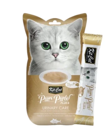 Kit Cat Purrpuree Plus Urinary Care para Gatos — Snack Cremoso