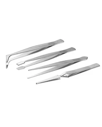 Kit de pinzas de precision Gris