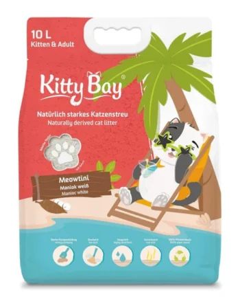 Kitty Bay Meawtini – Arena Ecológica de Mandioca para Gatos 10L