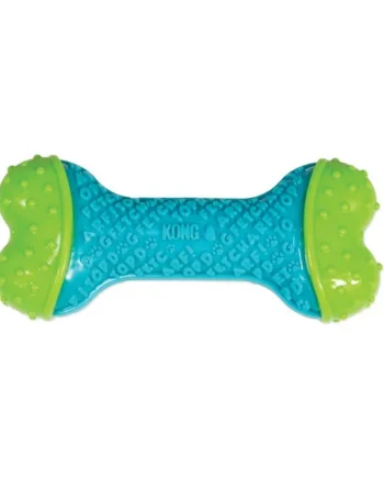 KONG CoreStrength Hueso — Juguete de Caucho Resistente para Perros Masticadores