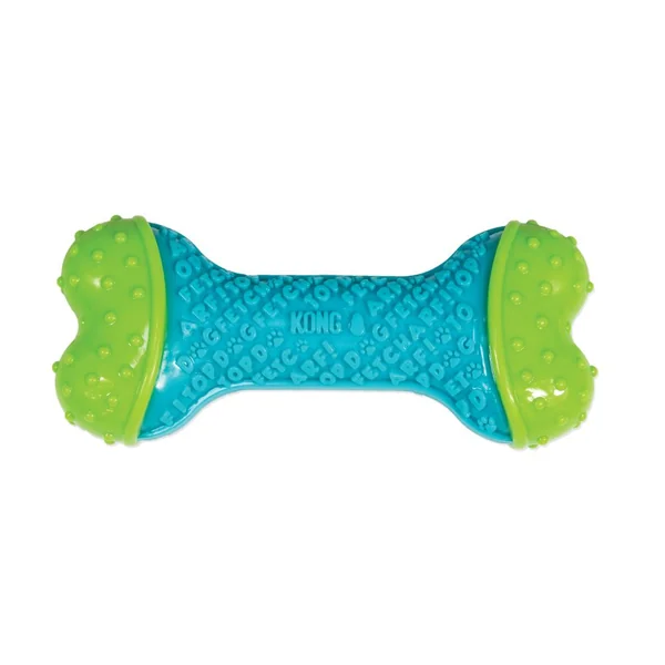 KONG CoreStrength Hueso — Juguete de Caucho Resistente para Perros Masticadores