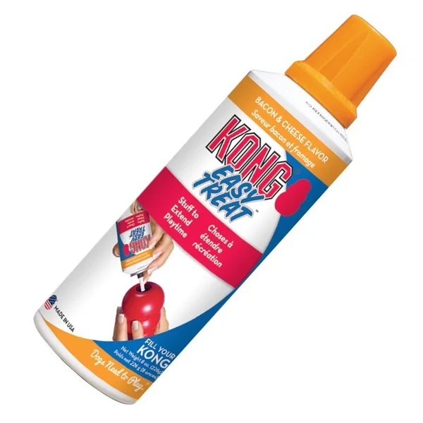 KONG Easy Treat Cheddar — Spray Relleno para Juguetes KONG