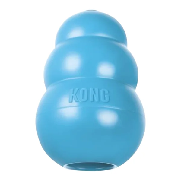 KONG Puppy Azul para Cachorros — Juguete Rellenable Resistente